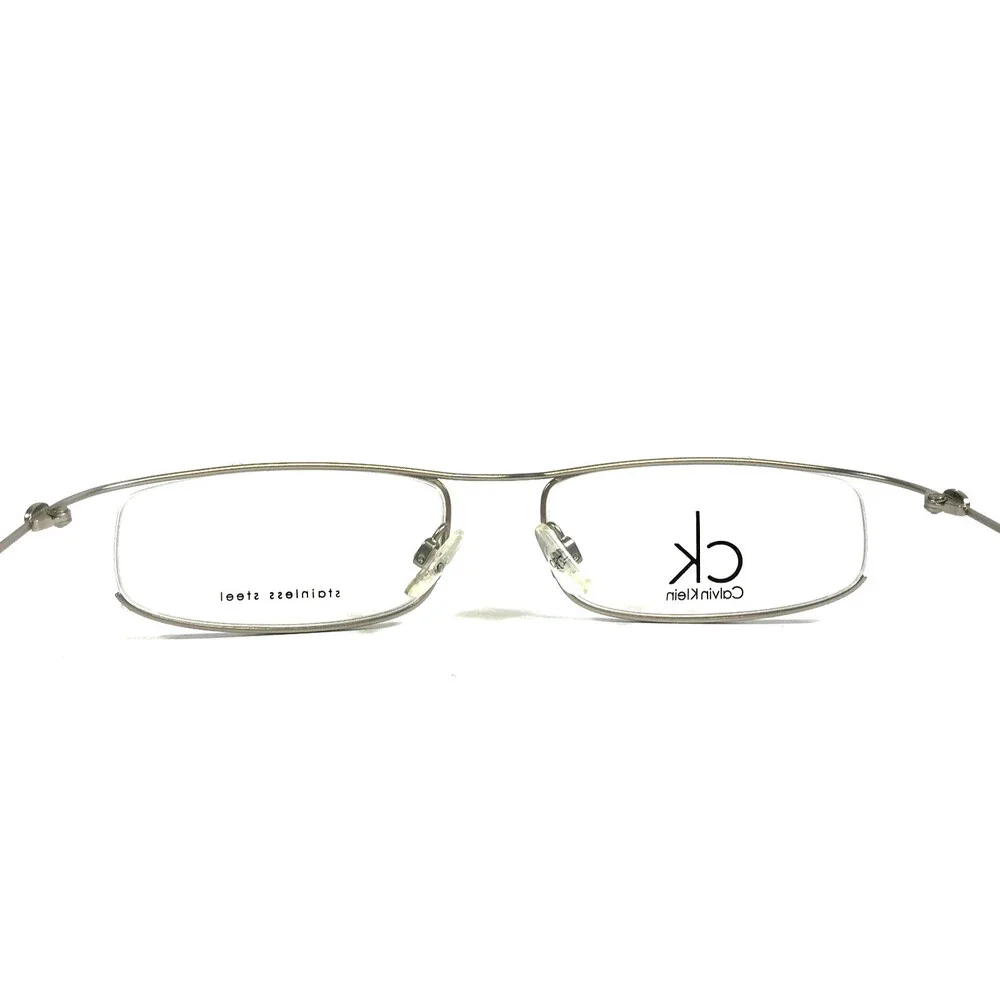 Calvin Klein Eyeglasses Frames ck5303 044 Silver Semi Rimmed Wire Rim 53-17-135
